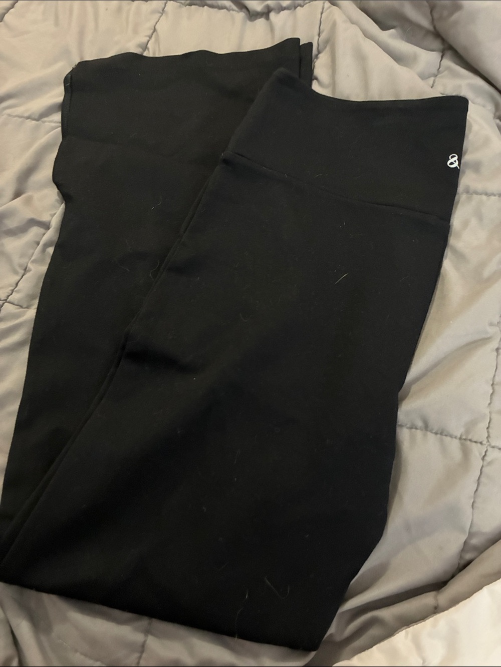LOFT Lou &Grey Black Boot-Cut Flare Leggings